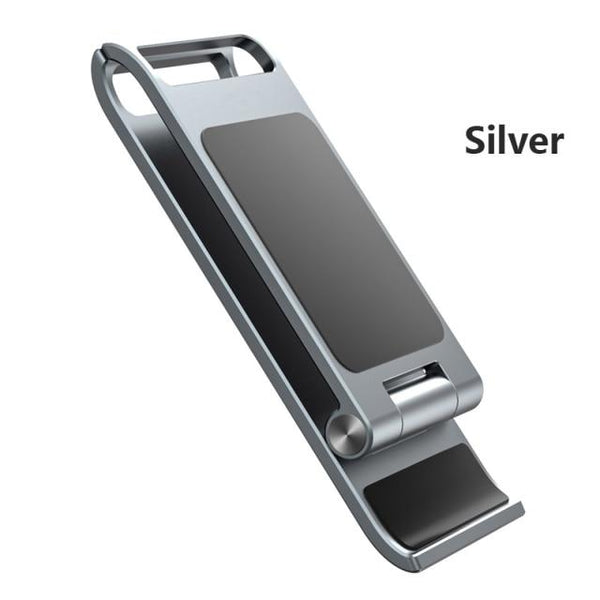 Portable Aluminum Alloy Phone Holder & Stand Desk Accessories Endmore. | A Life Well Designed. China Silver 