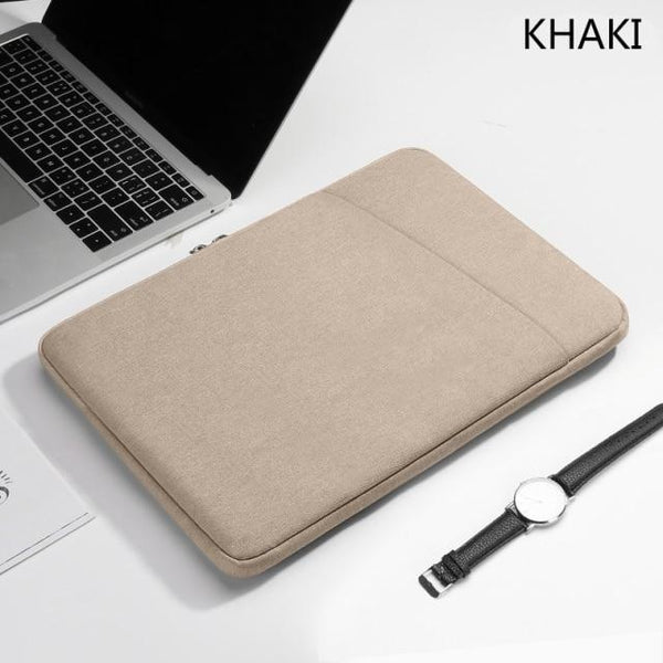 Portable Waterproof Laptop Case Sleeve 13.3-15.6 inch - For Macbook Pro Cases Endmore. | A Life Well Designed. KHAKI 1 China 15.6inch