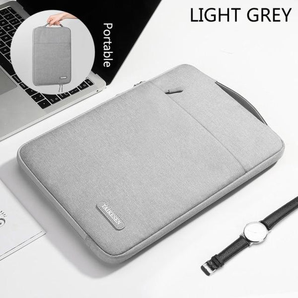 Portable Waterproof Laptop Case Sleeve 13.3-15.6 inch - For Macbook Pro Cases Endmore. | A Life Well Designed. LIGHT GREY 2 China 15.6inch