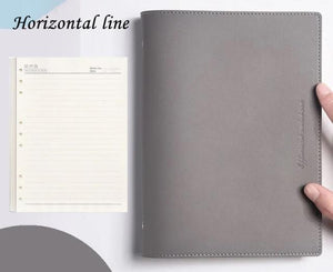 Soft PU Cover Notebook Journal - A6/A5/B5 Stationary Endmore. | A Life Well Designed. gray lined B5 