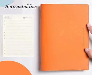 Soft PU Cover Notebook Journal - A6/A5/B5 Stationary Endmore. | A Life Well Designed. orange lined B5 