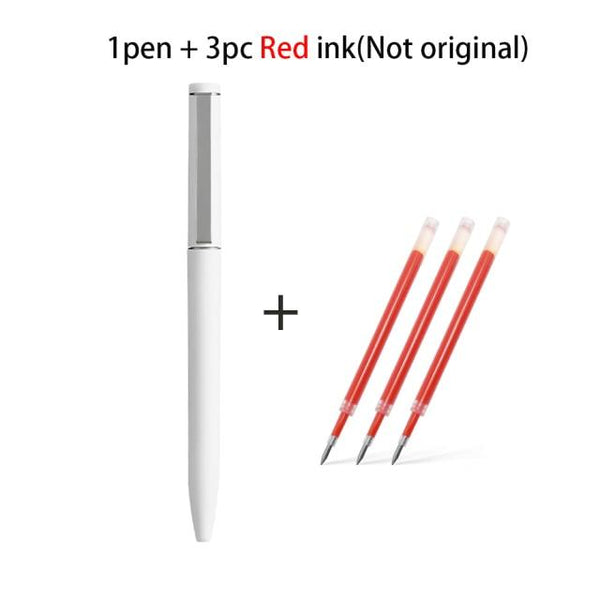 Standard Writing Gel Pen w/ Refill 0.5MM Stationary Endmore. | A Life Well Designed. 1pen and 3 Red Ink 