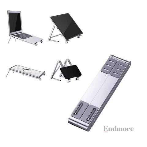 Ultra Portable Folding Laptop Stand Desk Accessories Endmore. | A Life Well Designed. 